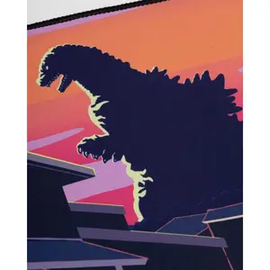 Tappetino per mouse ItemLab Godzilla Oversized Japanese Skyline image-3