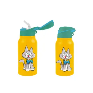 Thermal bottle with foldable cap for children iTotal The Cat image-0