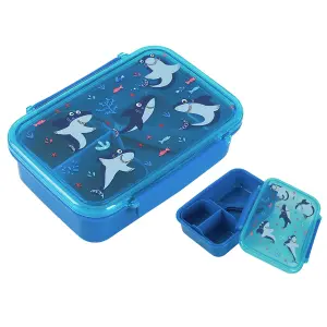 Kids' lunch box with utensils iTotal Shark image-0
