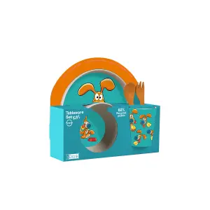 Juego de taza, bol, plato y cubiertos para niño iTotal RPET J The Dog image-0