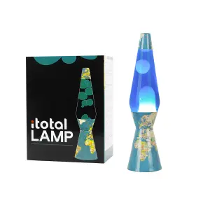 Lava-lampe iTotal Blue Maps image-0