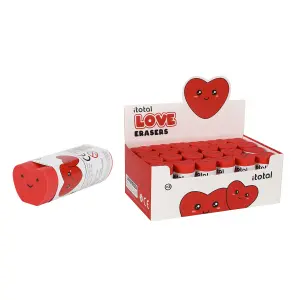 Heart-shaped eraser iTotal Follow Your Heart (x24) image-0