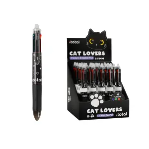 4 in 1 pen iTotal Black Cat (x25) image-0