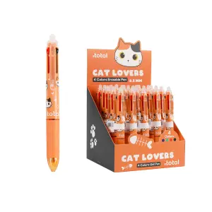 4-in-1 pen iTotal Orange Cat (x25) image-0