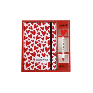 A5 blok og pen iTotal Follow Your Heart image-0