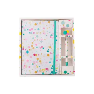 A5 Notizbuch Stift iTotal Bubbles image-0