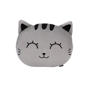 Flaches Kissen iTotal White Cat image-0
