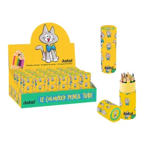 Kredki kolorowe z uchwytem dla dziecka iTotal C The Cat (x24) image-0