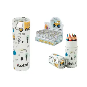 Pastelli colorati con supporto per bambini iTotal Truck (x24) image-0