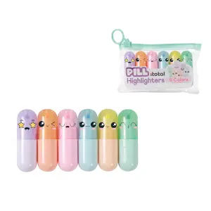 Mini Markeer iTotal Smiley Faces Macaron (x6) image-0