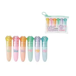 Mini evidenziatore iTotal Paw Macaron (x6) image-0