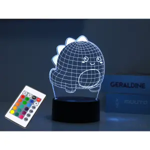 Lampada 3D iTotal Hello Dino image-0