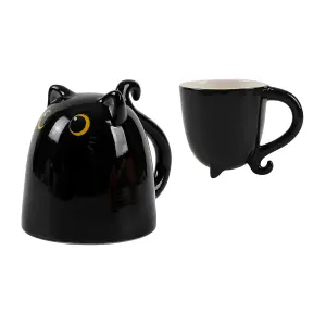 Keramiktasse iTotal Black Cat image-0