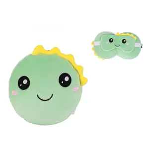 Cuscino con maschera per il sonno iTotal Dino image-0