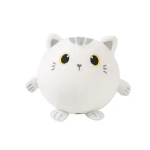 Zacht kussen iTotal White Cat image-0