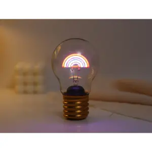 Lampada iTotal En forme d'ampoule Rainbow image-0