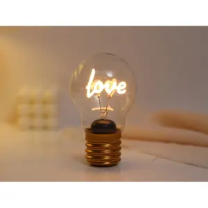 Lampa iTotal En forme d'ampoule Love image-0