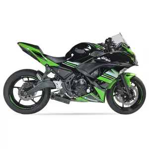 Motorbike exhaust Ixil Super Xtrem SX1 inox / carbone - Kawasaki Z650/Ninja 650 - SK7753C image-1