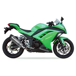 Silencer for motorcycle Ixil Hexoval Xtrem - Kawasaki Ninja 250-300 R - OK7036VSE image-1