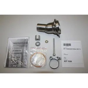 Silencer for motorcycle Ixil Hexoval Xtrem - Kawasaki Ninja 250-300 R - OK7036VSE image-2