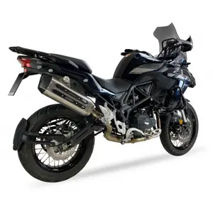 Silencer for motorcycle Ixil Mega Xtrem Trail MXT - Benelli TRK 502 X - EB5036SS image-2