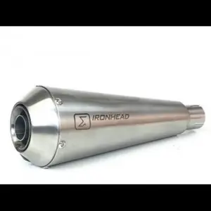 Silencer motorcycle left side Ixil Ironhead image-0