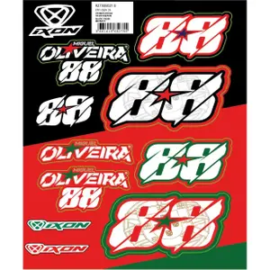 Naklejki motocyklowe Ixon Sti1 Oliv 23 image-0