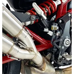 Motorcykeludstødning i rustfrit stål Ixrace MK2 FTR 1200 S FTR 1200 R 2019 2020 2021 2022 image-3