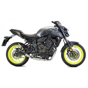 escape de aço inoxidável para motociclos Ixrace MK2 MT 07 année 2014, 2015, 2016, 2017, 2018, 2019, 2020 image-0