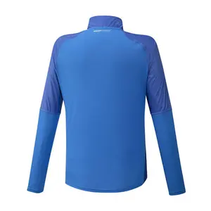 1/2 zip long sleeve jacket Mizuno hybrid dry aeroflow image-1