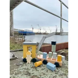 Jeux de voiture JaBaDaBaDo Grue Avec Aimant image-1