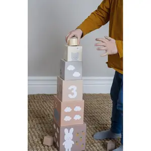 Cube d'activité empilables 1-5 nature JaBaDaBaDo image-2