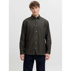 Long sleeve shirt Jack & Jones Lesner Oxford Solid image-1