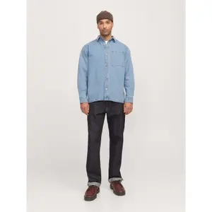 Long-sleeve denim overshirt Jack & Jones Colter image-3