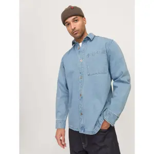Long-sleeve denim overshirt Jack & Jones Colter image-2
