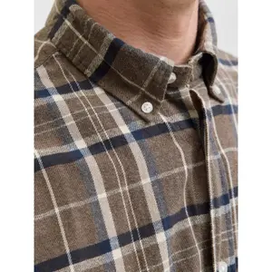 Camisa de cuadros de manga larga Jack & Jones Classic image-3