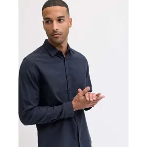 Langærmet skjorte Jack & Jones Classic Melange image-4