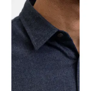 Langærmet skjorte Jack & Jones Classic Melange image-5