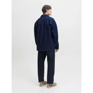 Long-sleeve denim overshirt Jack & Jones Colter image-3