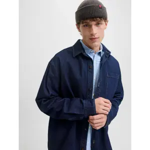 Long-sleeve denim overshirt Jack & Jones Colter image-4
