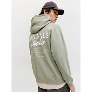 Sudadera con capucha estampada en la parte de atrás Jack & Jones Norrebro image-3