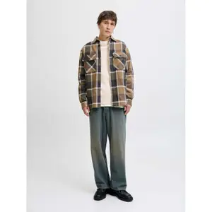 Camisa encima de cuadros mezclados Jack & Jones Rayle image-1