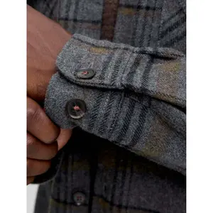 Camisa encima de cuadros mezclados Jack & Jones Rayle image-4