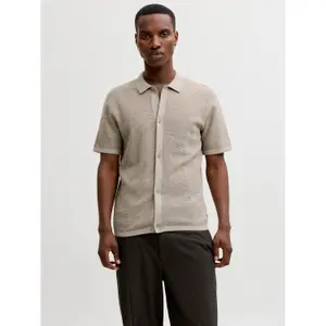 Chemise manches courtes en maille Jack & Jones George image-1