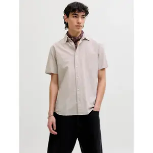 Mixed linen shirt Jack & Jones Breeze image-1