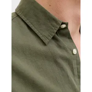 Mixed linen shirt Jack & Jones Breeze image-4