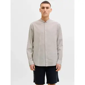 Langarmshirt mit Streifenkragen Jack & Jones Breeze image-1