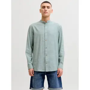 Chemise manches longues à bouton Jack & Jones Summer Linen image-1
