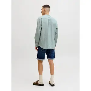 Chemise manches longues à bouton Jack & Jones Summer Linen image-3