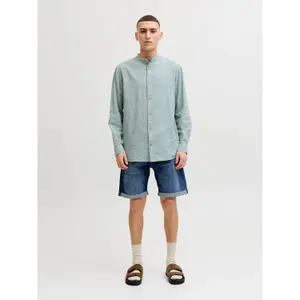 Chemise manches longues à bouton Jack & Jones Summer Linen image-2